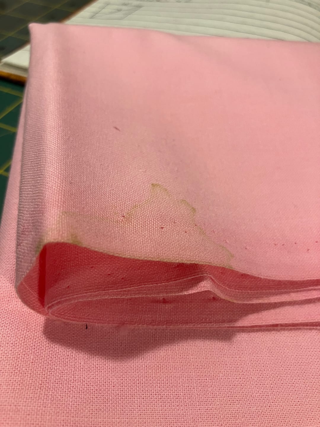 Customer photo review of Plain 100% Cotton Fabric