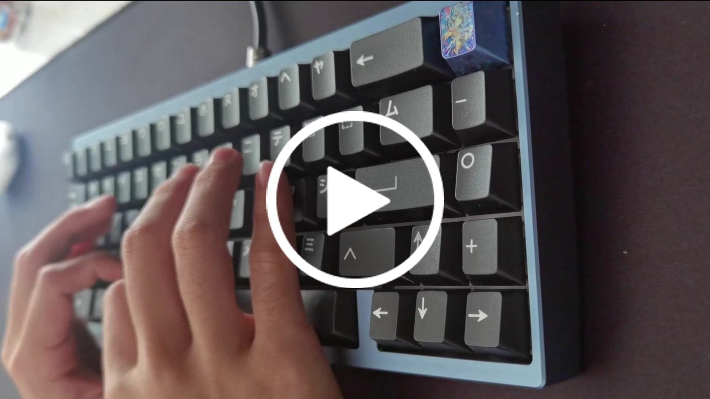 Customer video review of Hand Lubed And Modded GATERON Milky Yellow Pro Linear Switch (10 PCS)