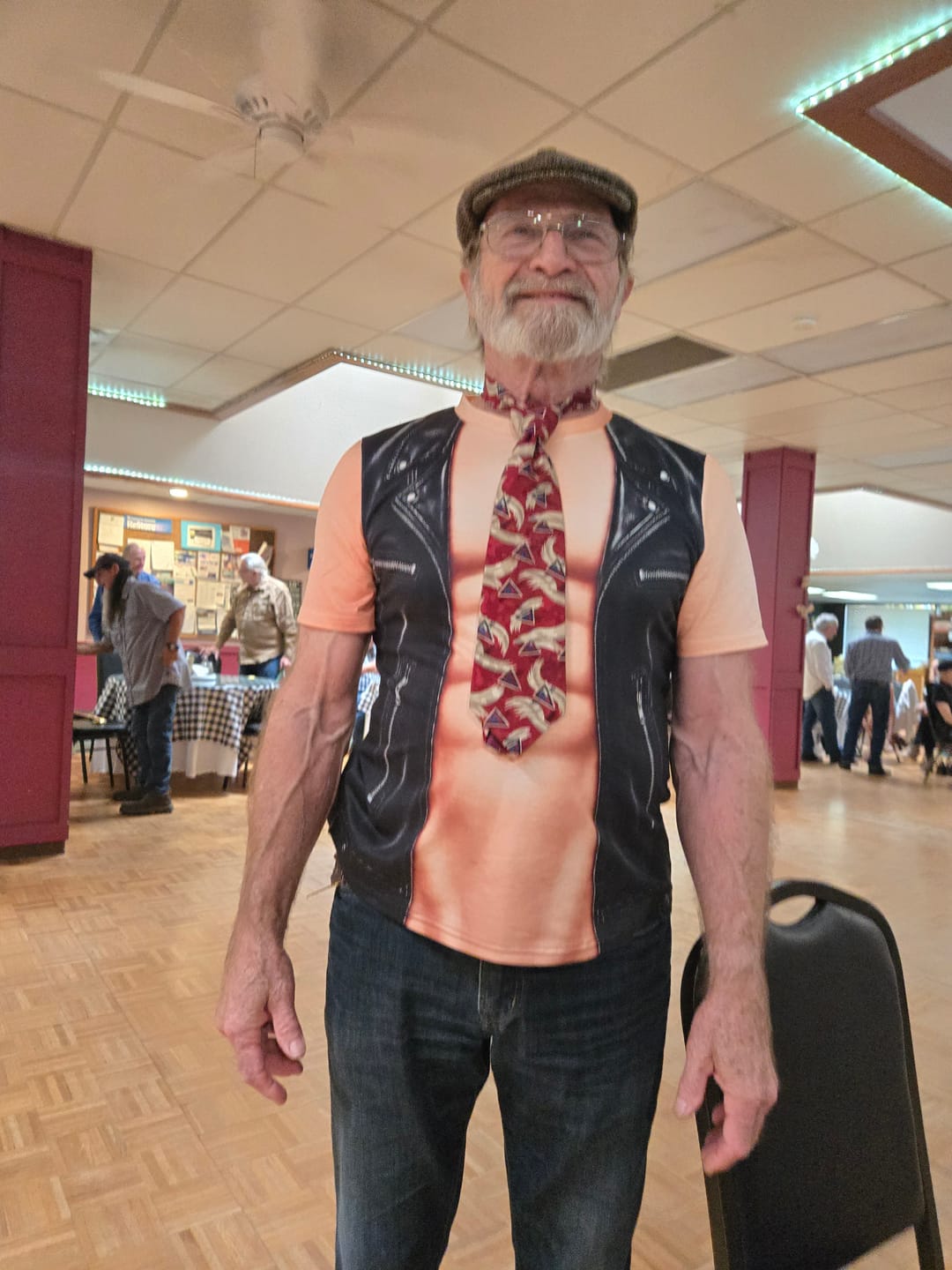 Customer photo review of Custom Funny Muscle Shirt - Personalized Gifts For Man, Motrocycle Lover