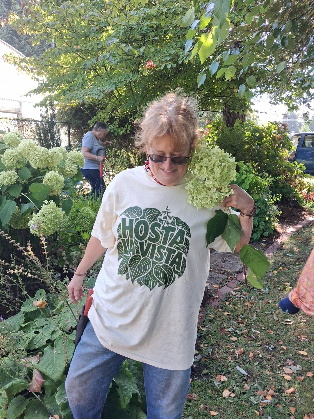 Customer photo review of Hosta La Vista T-Shirt