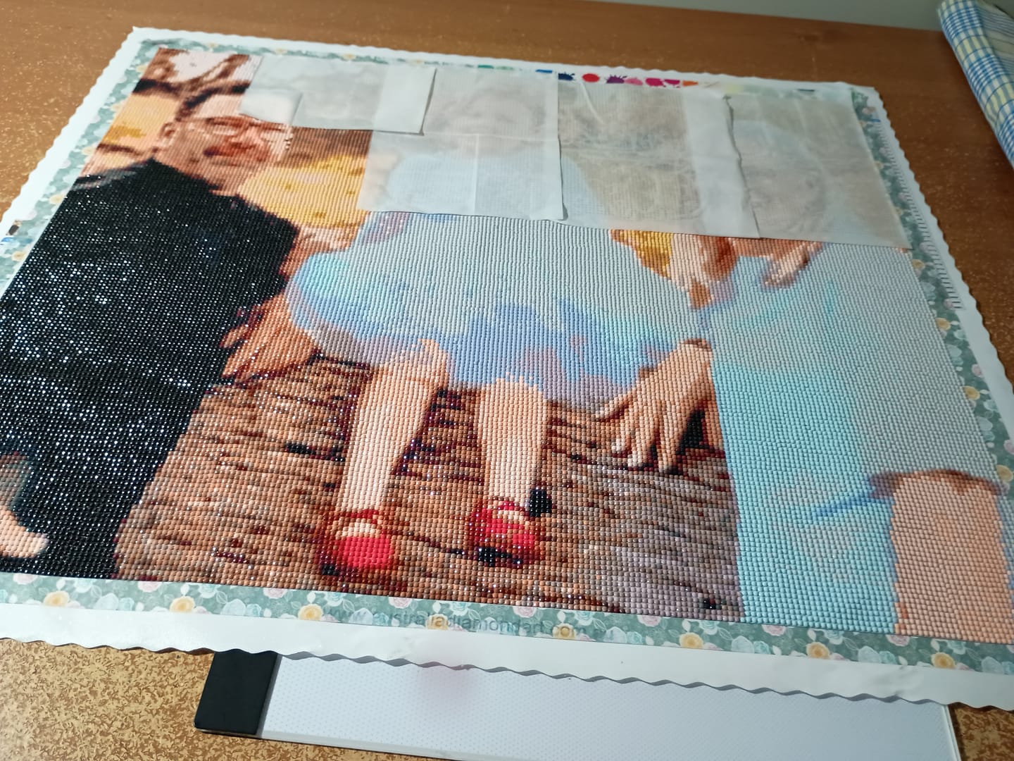 Customer photo review of Custom Diamond Painting