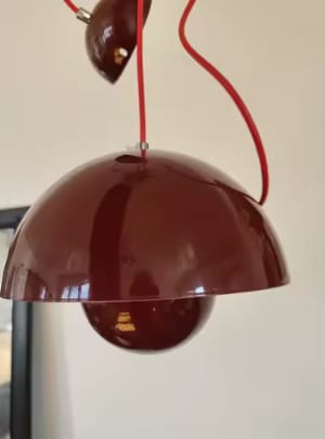 Customer photo review of Gira | Glossy Dome Pendant Light