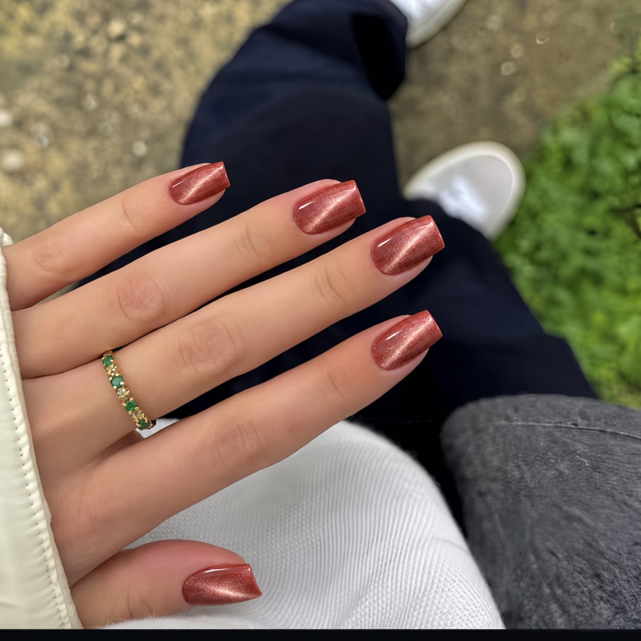 Customer photo review of Manicura ojo de gato profesional