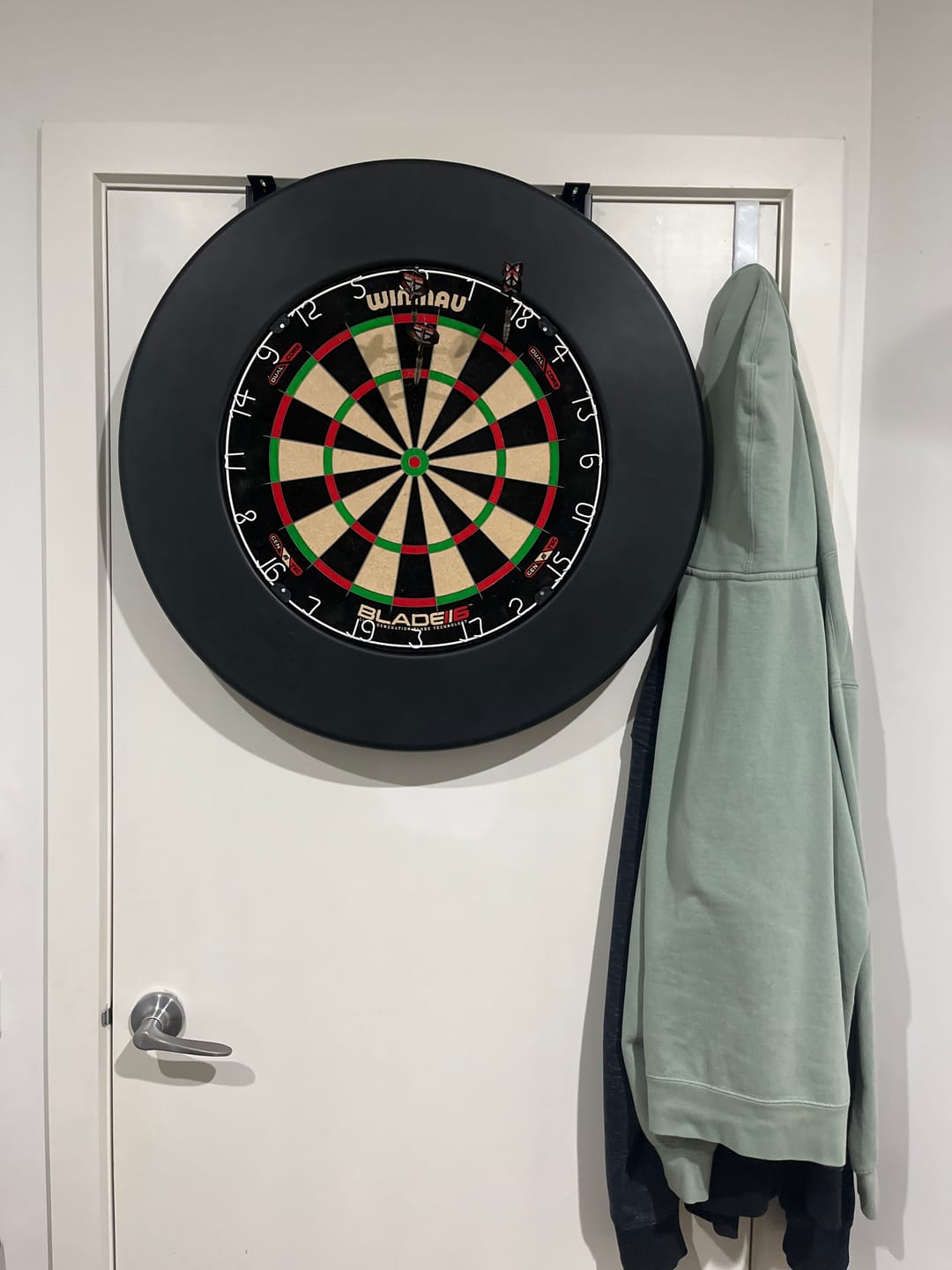 Customer photo review of Shot - Voyager Dartboard Door Hanger
