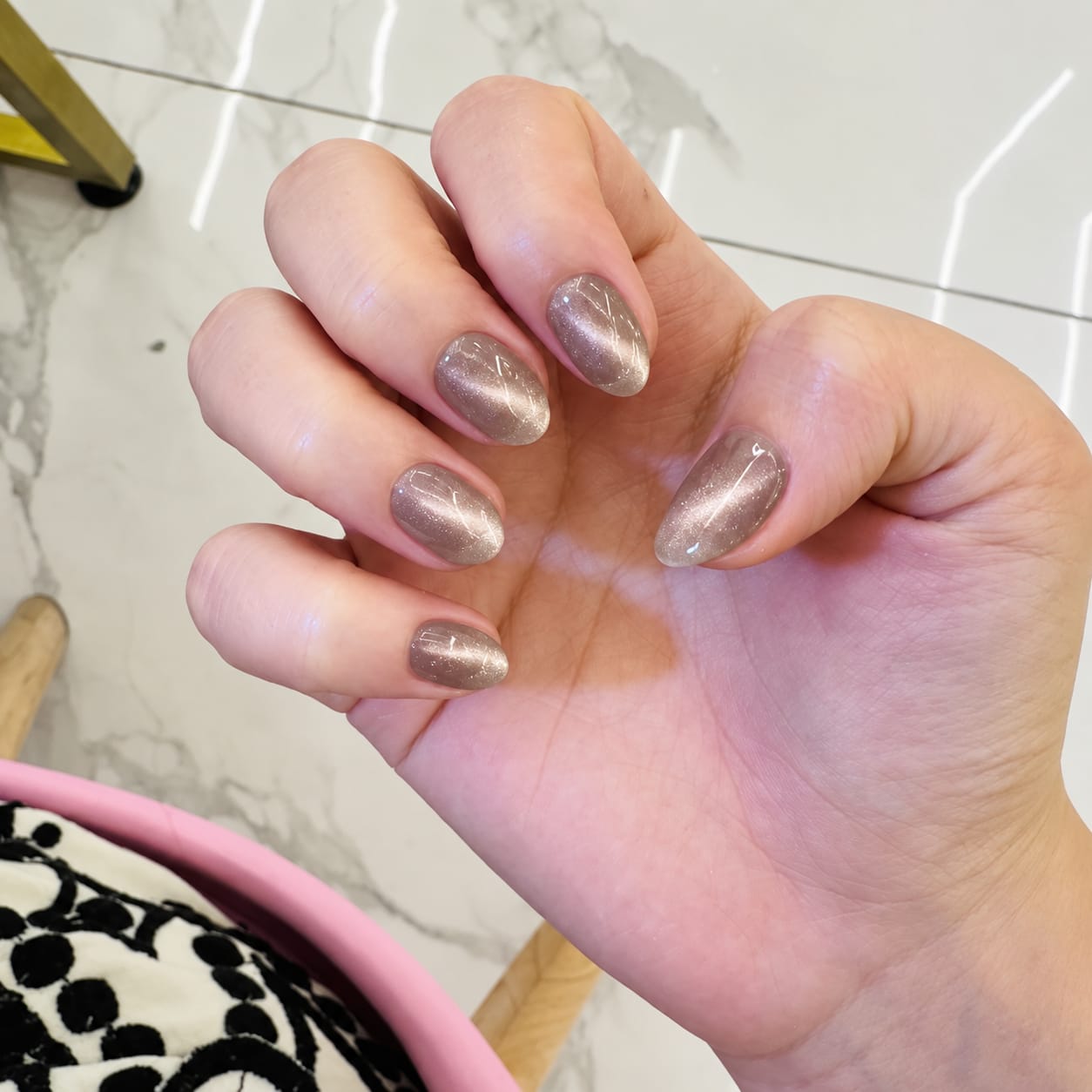Customer photo review of Manicura ojo de gato profesional