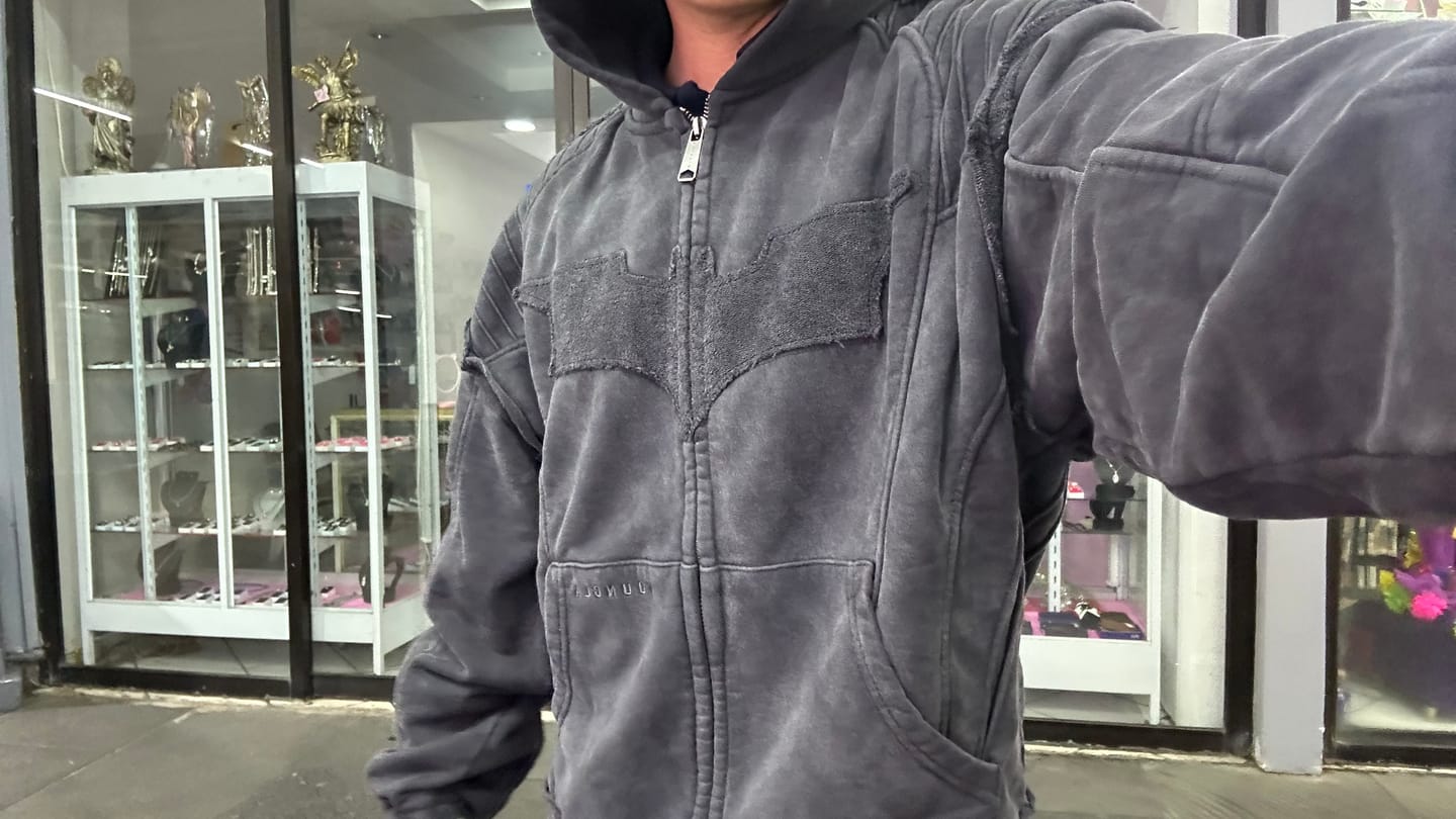 Customer photo review of 5209 - Batman Armored Zip-Ups