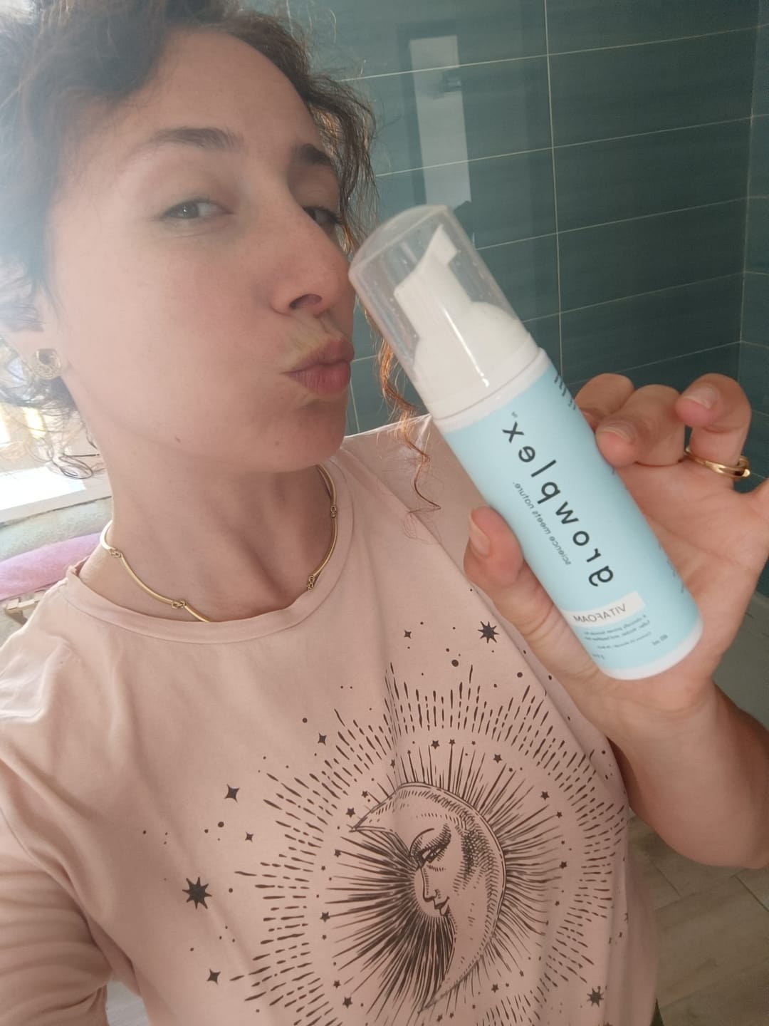 Customer photo review of VITAFOAM ™ Hair Growth Formula