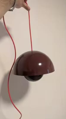 Customer photo review of Gira | Glossy Dome Pendant Light