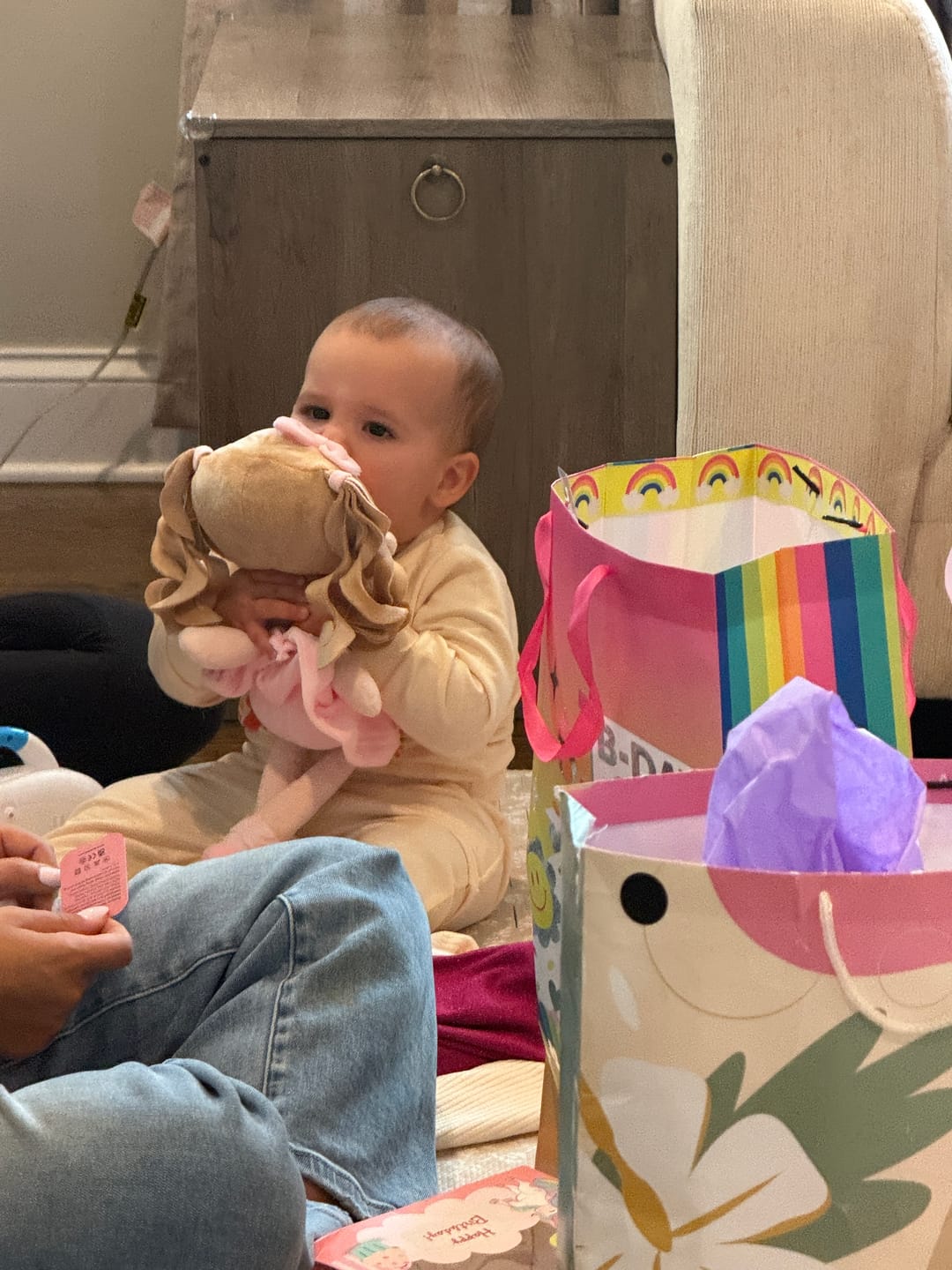 Customer photo review of Personalized Milly Girl & Her Pet