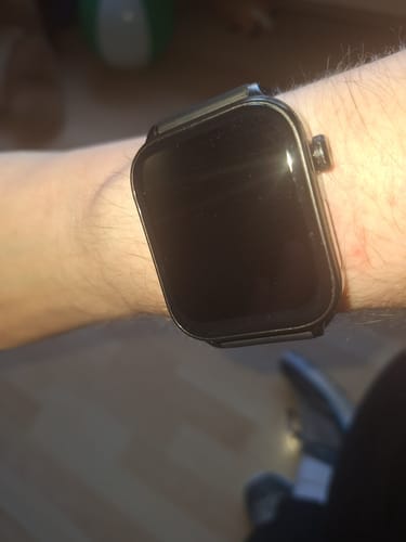 Customer photo review of GlucoCare blood sugar health watch – For nutrition, metabolism & blood sugar trends in everyday life