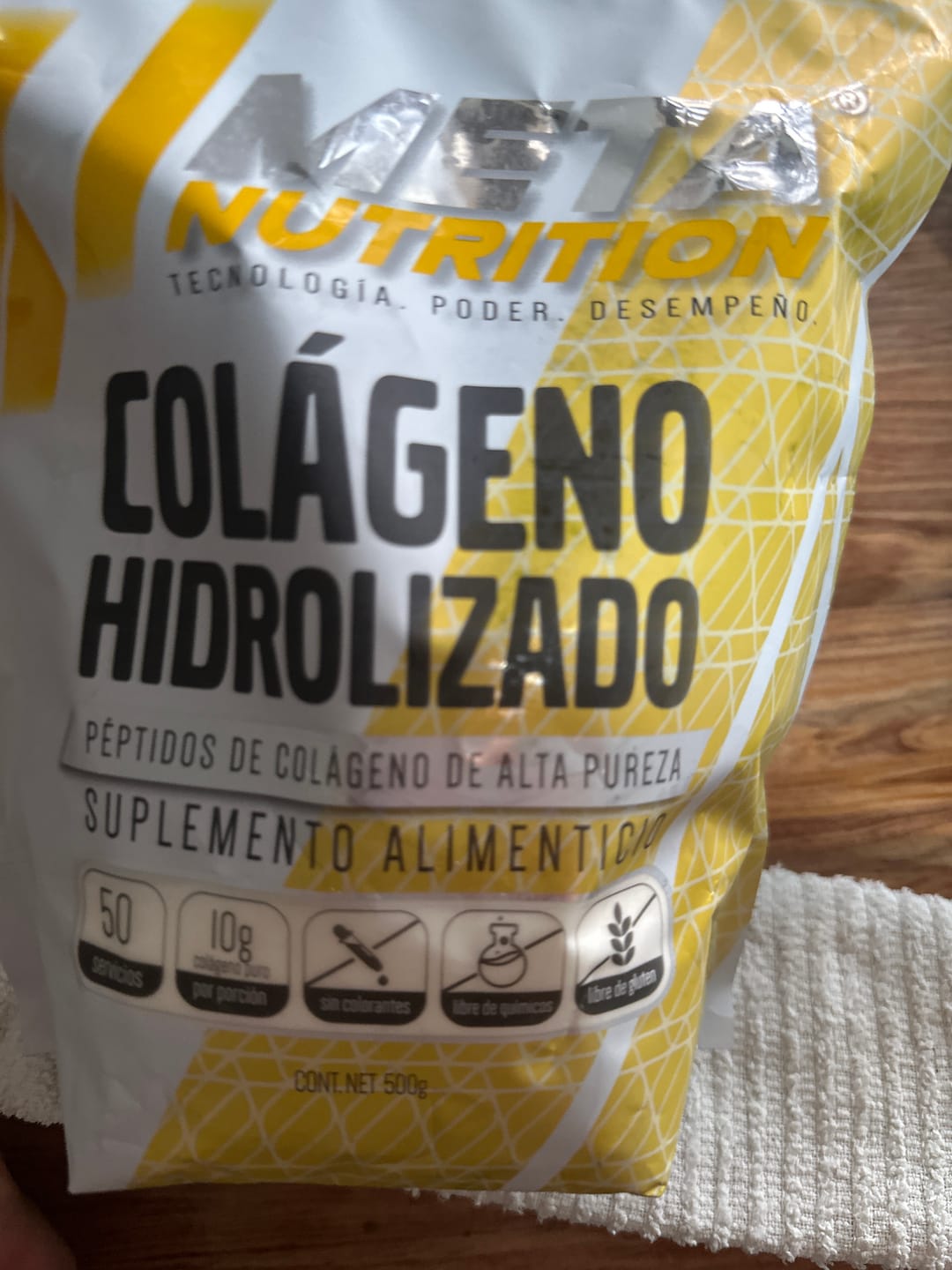 Customer photo review of Colágeno Hidrolizado Puro | Alta Absorción Real|50 Servicios