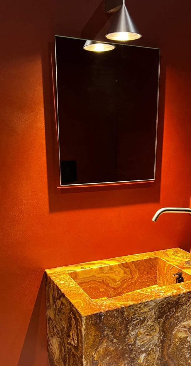 Customer photo review of Cone Wall Sconce