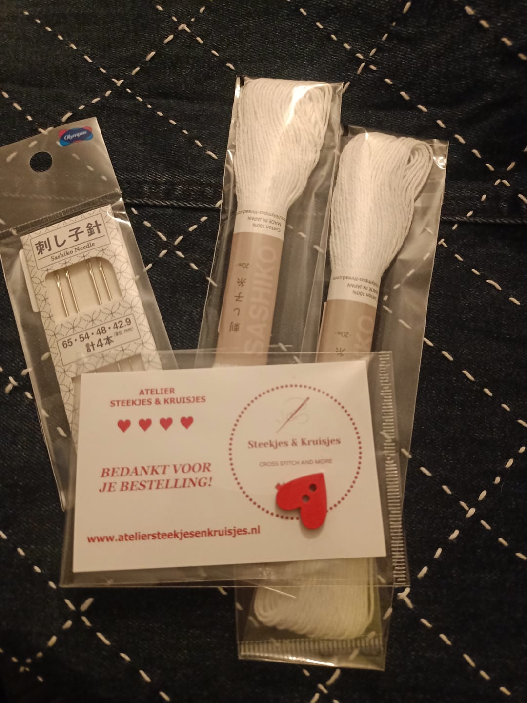 Customer photo review of Olympus Sashiko Garen Blanc no. 1