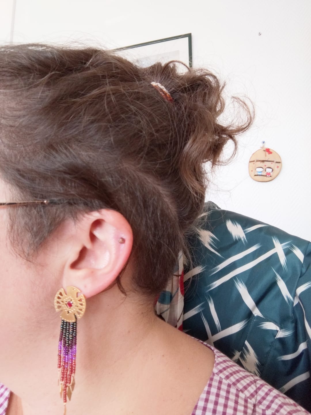 Customer photo review of BOUCLES D'OREILLE AMOVIBLES SUMAQ - PACHAMAMA