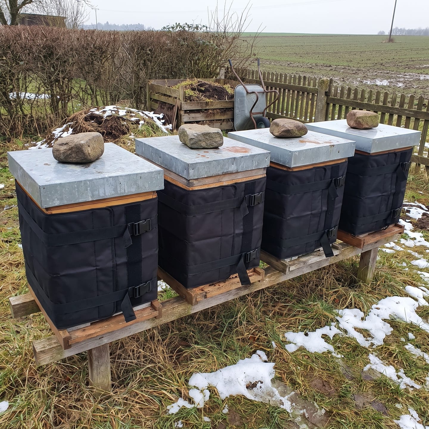 Customer photo review of BeeGlu - Idealer Schutz für den Winter