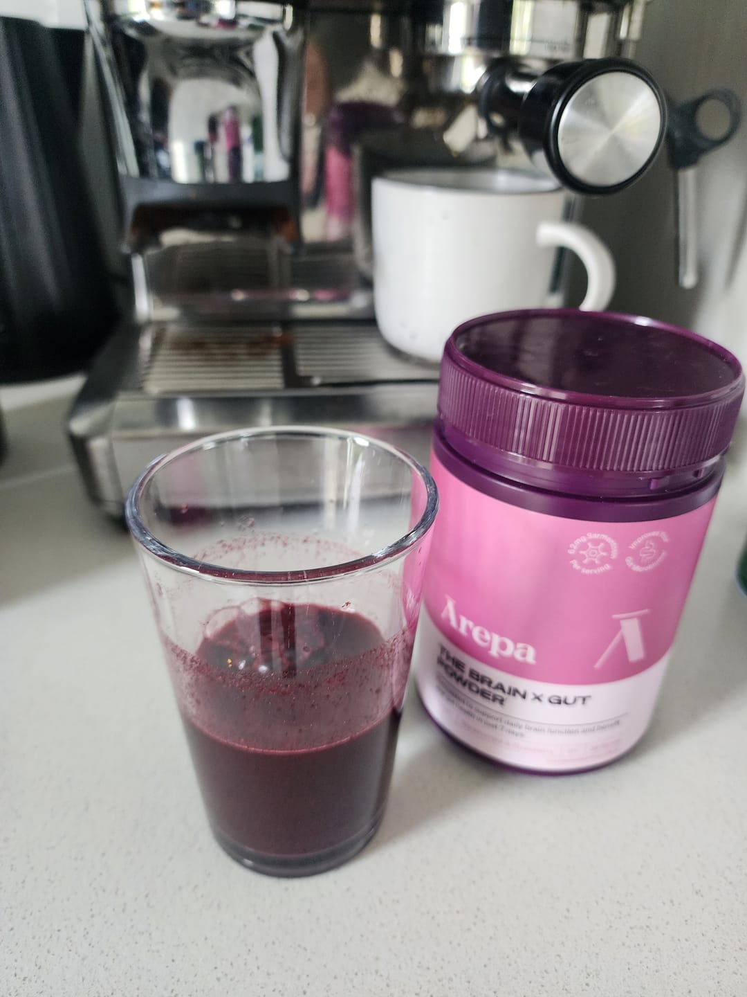 Customer photo review of The Brain x Gut Powder⁺