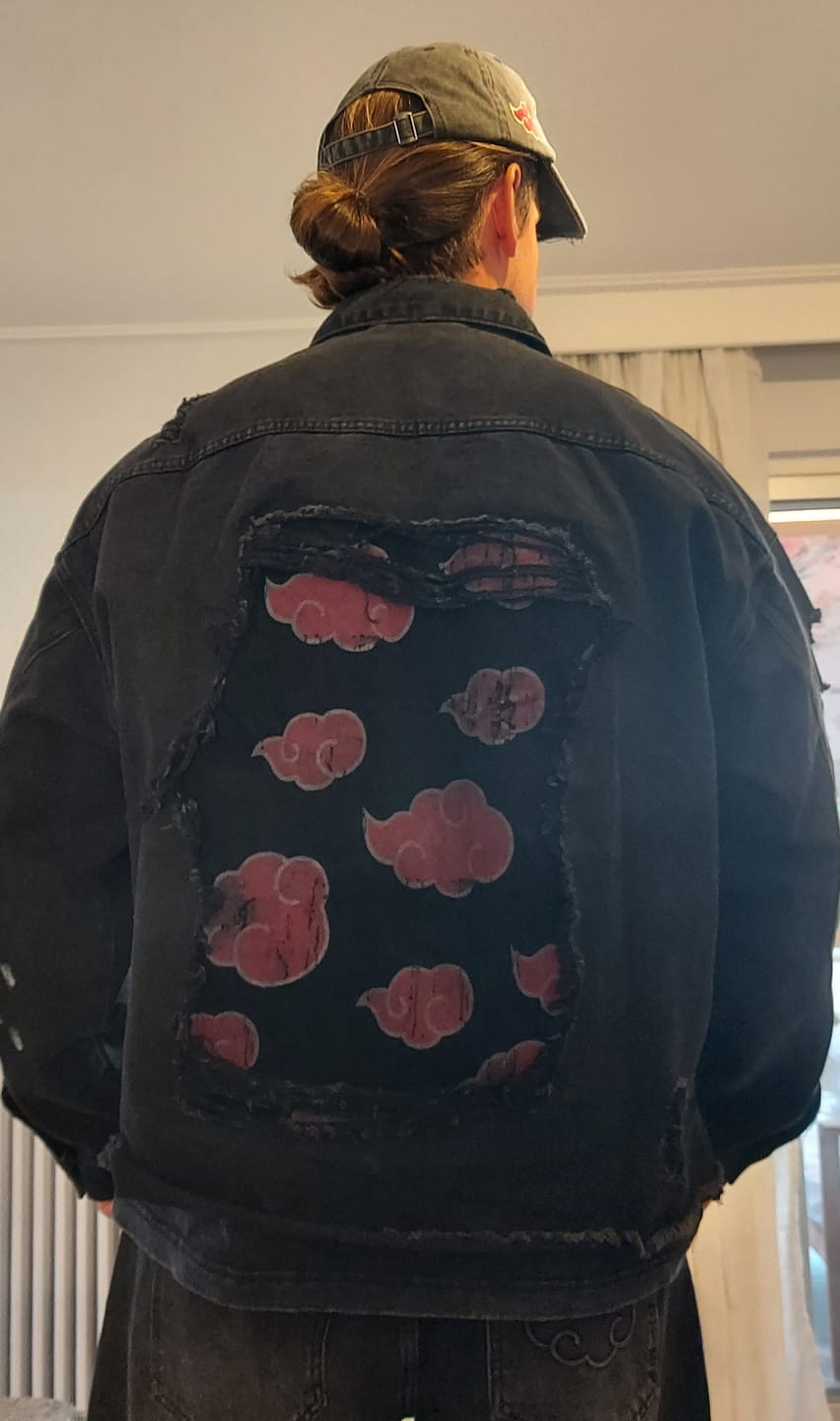 Customer photo review of 5133 - Naruto Distressed Denim Jackets