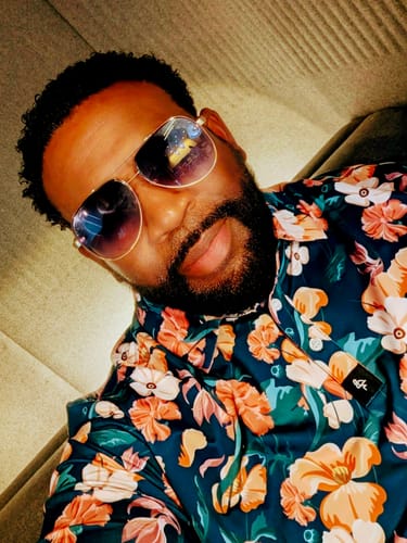 Customer photo review of Flower Fade - Navy
