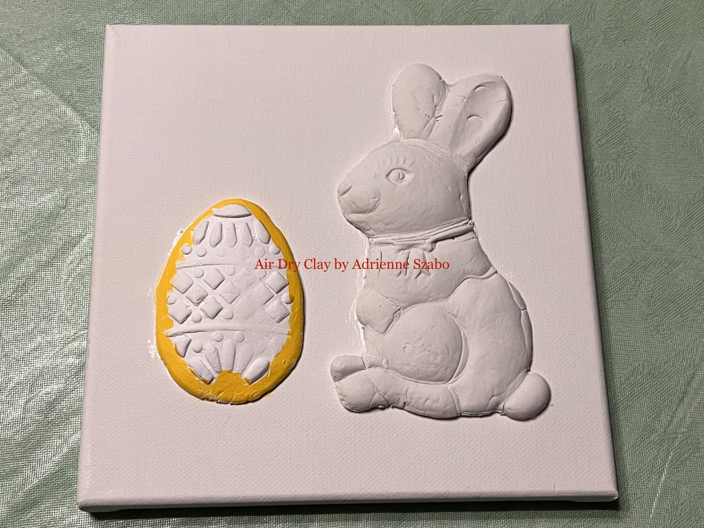 Customer photo review of Bunny Wooden Cooking Mold