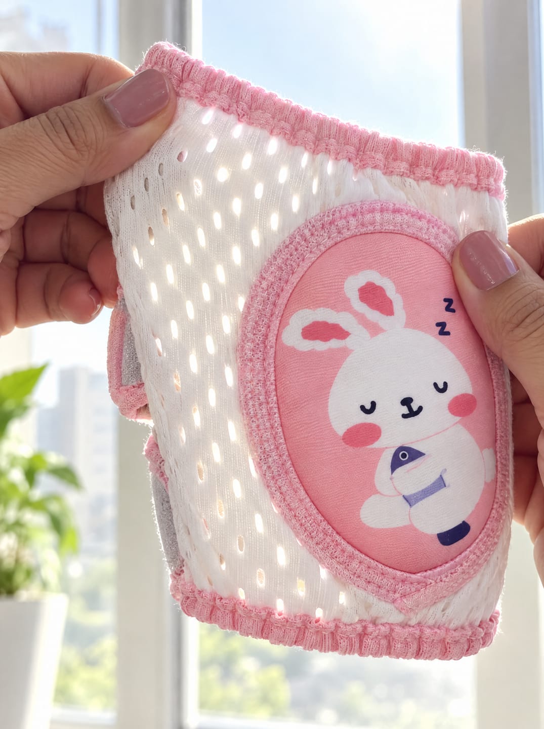 Customer photo review of Baby Crawling Knee Pads