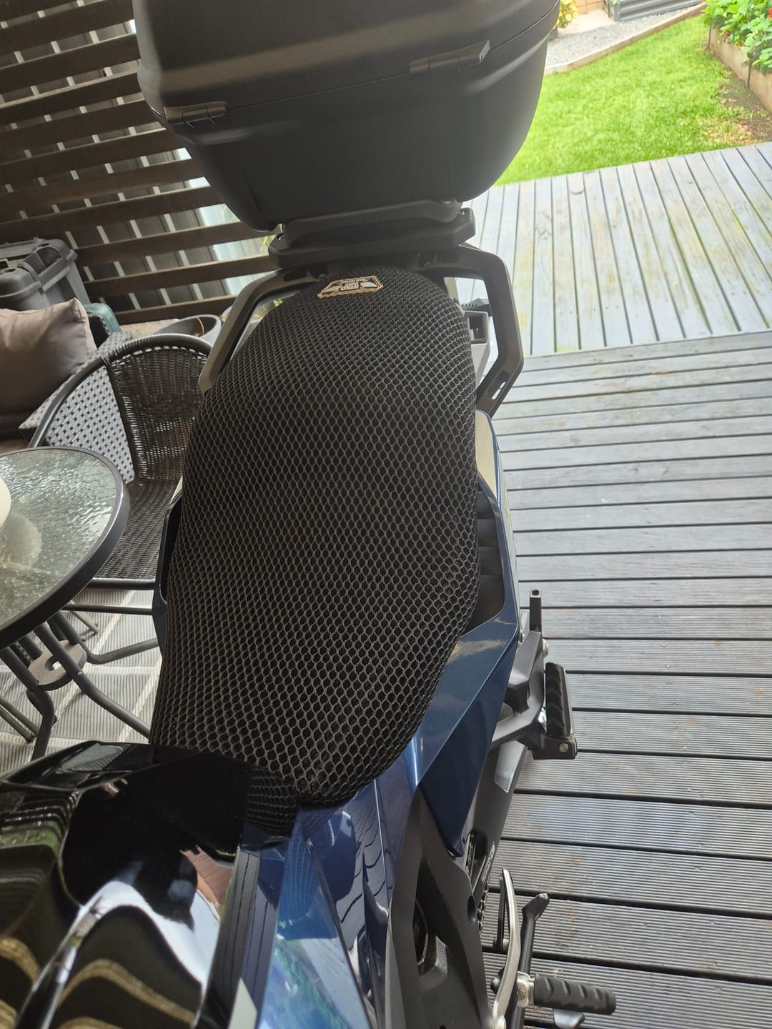Customer photo review of Wind Rider Seat Cover