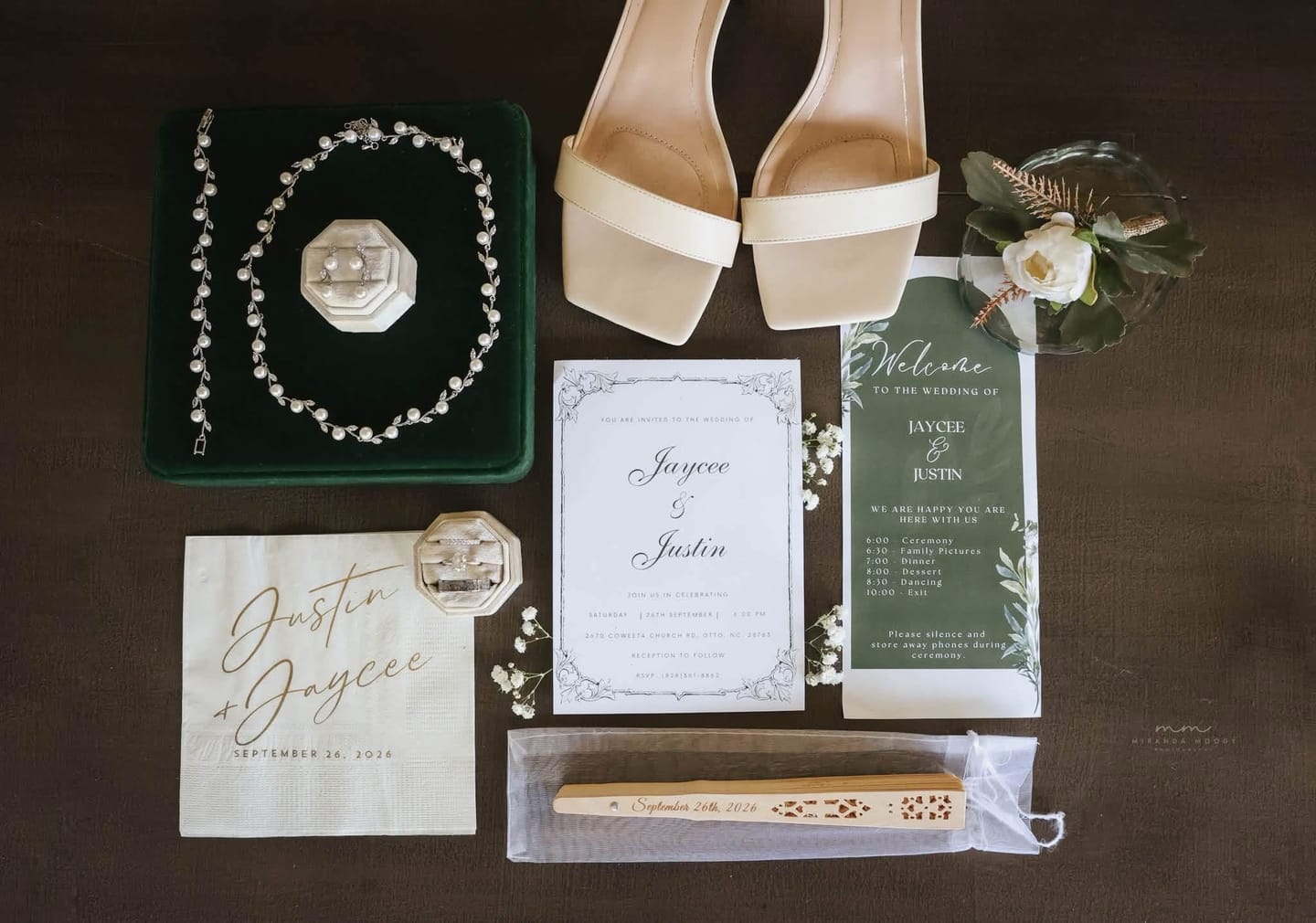 Customer photo review of Kara Pearl Bridal Jewelry Set – Pearl & CZ Necklace Earrings Bracelet Wedding Set