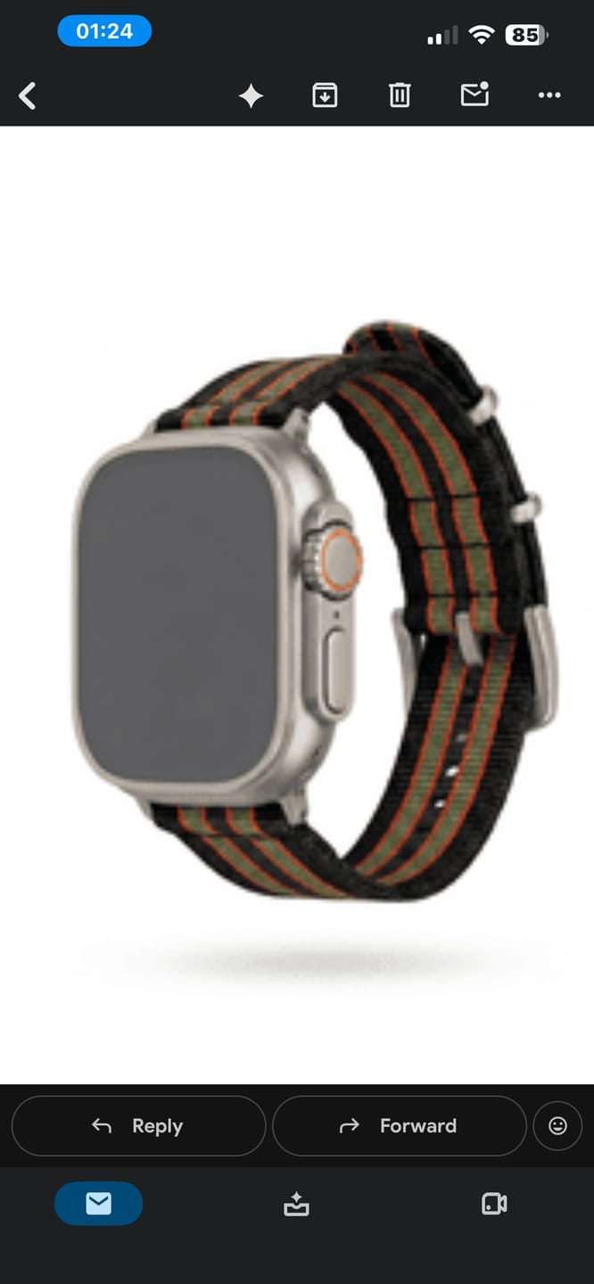Customer photo review of The O2 Band - For Apple Watch ULTRA - Vintage Bond