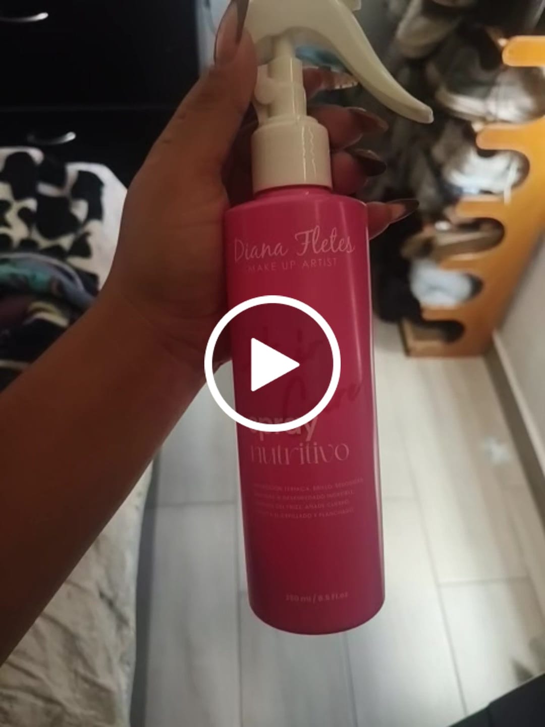 Customer video review of Spray Nutritivo (Protector Térmico)