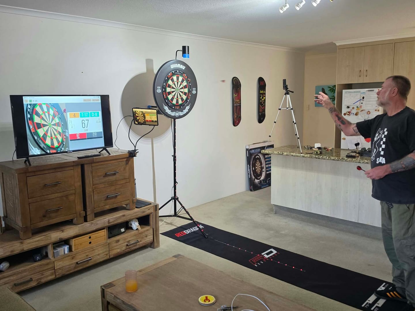 Customer photo review of Target - TOR Professional Dartboard
