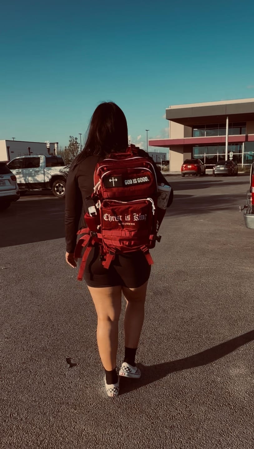 Customer photo review of HolStrength 45L Tactical Backpack