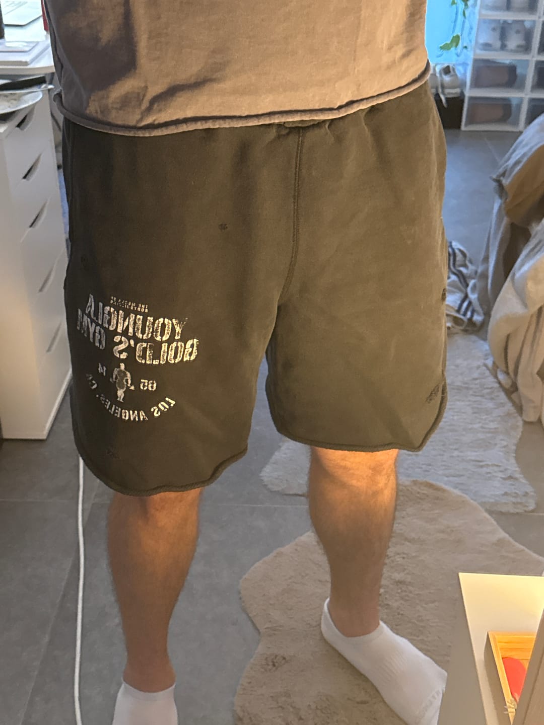 Customer photo review of 1014 - Gold's Iron Legacy Shorts