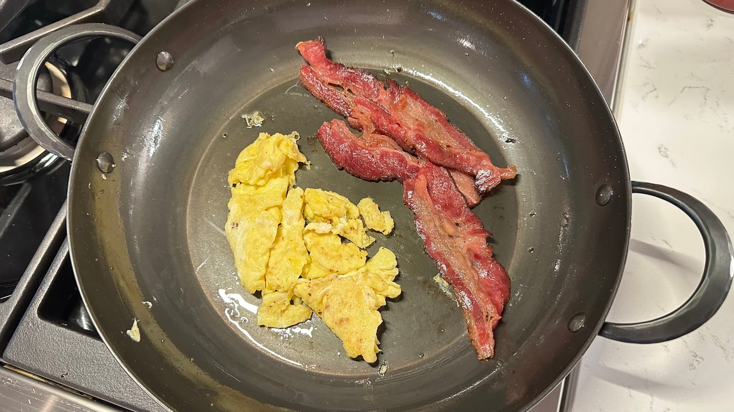 Customer photo review of The Pro Saucier — Loop Handles