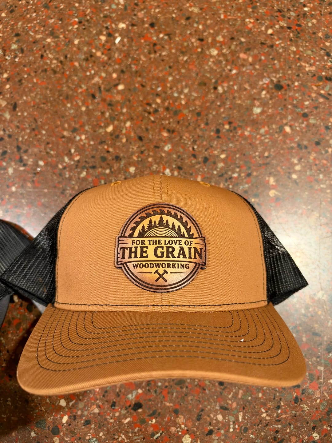 Customer photo review of Richardson 112 Custom Leather Patch Hats