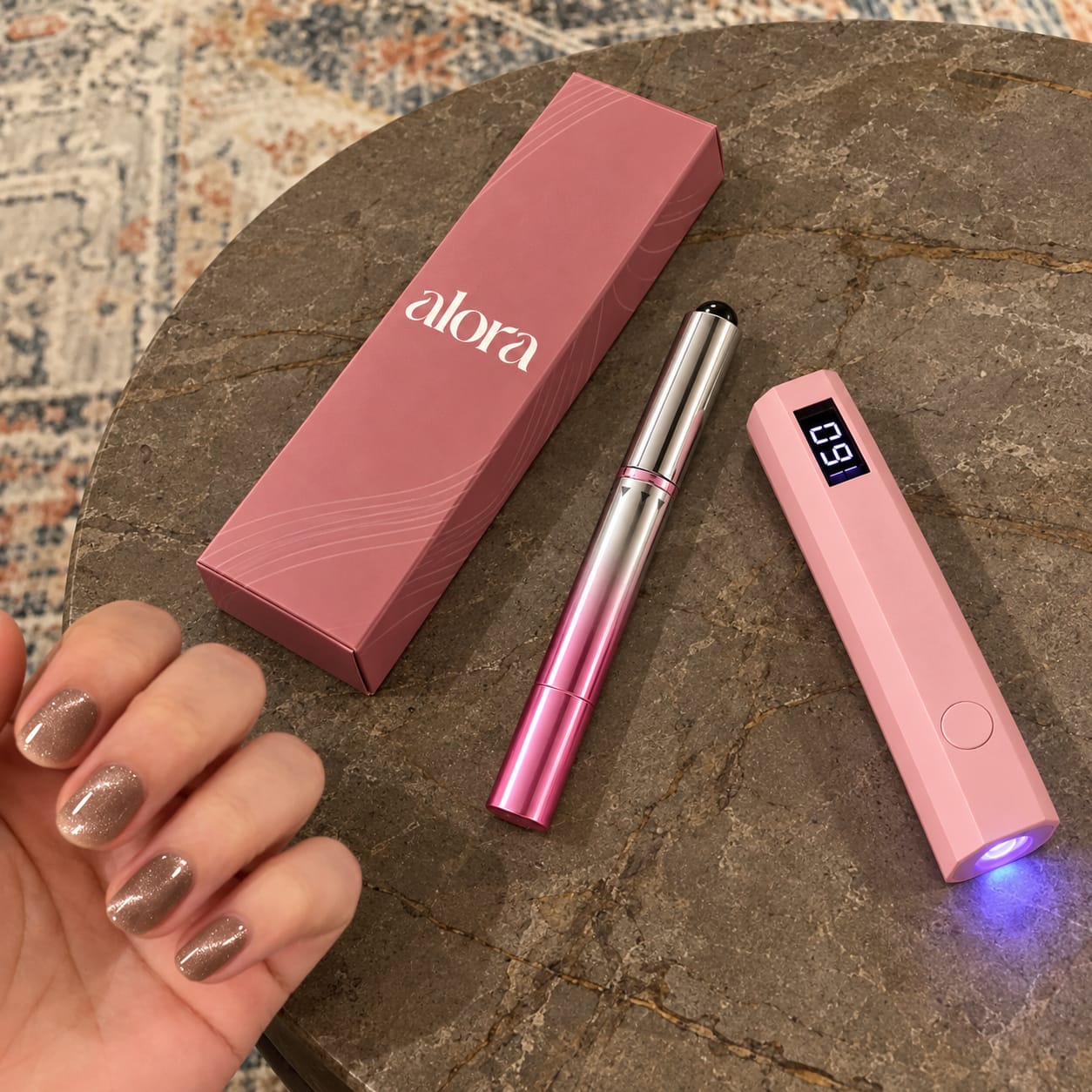 Customer photo review of Manicura ojo de gato profesional
