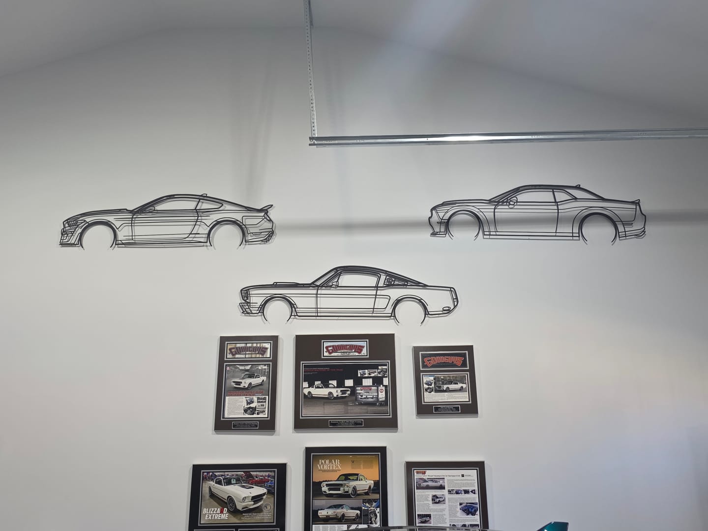 Customer photo review of Your Custom Car Silhouette Metal Wall Art Service