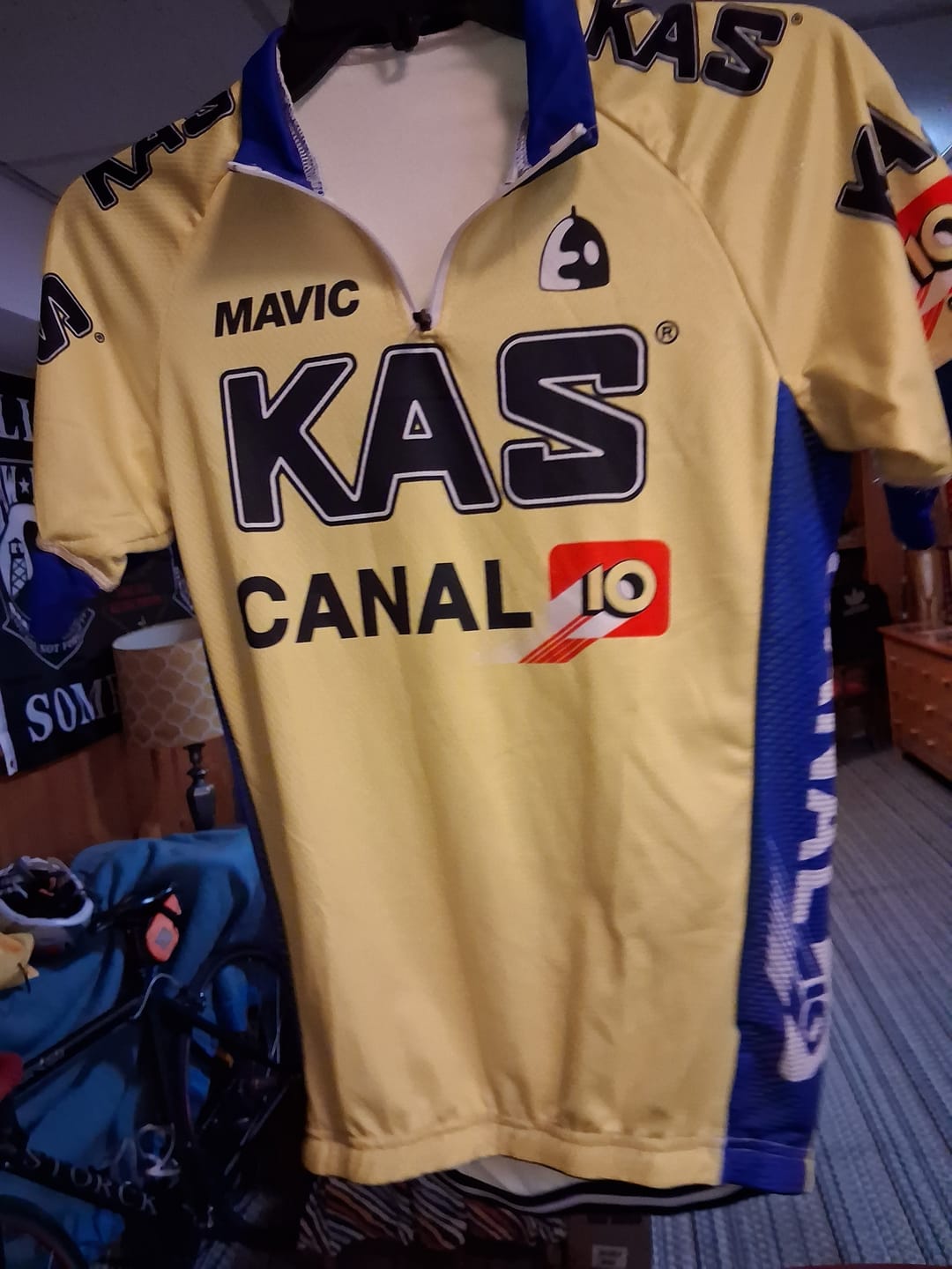 Customer photo review of KAS Yellow Retro Short sleeves Jersey