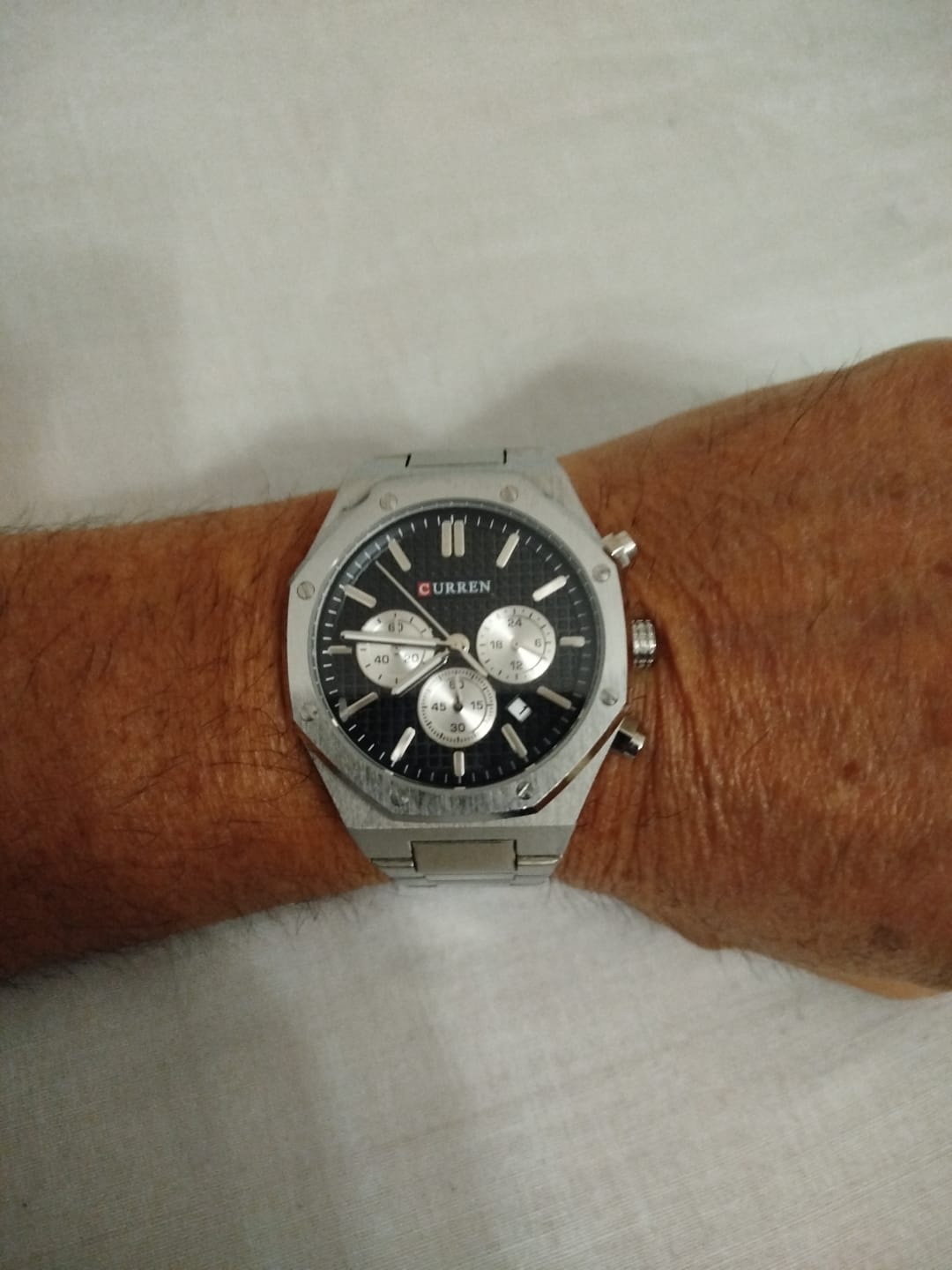 Customer photo review of Curren Atene® orologio uomo acciaio