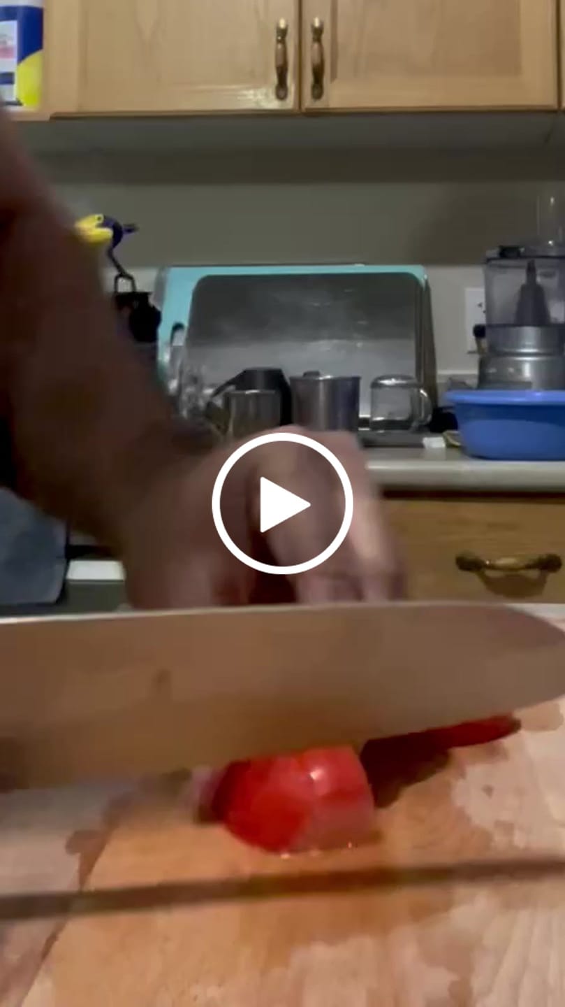 Customer video review of Masutani Tsuchime Gyuto 180 mm
