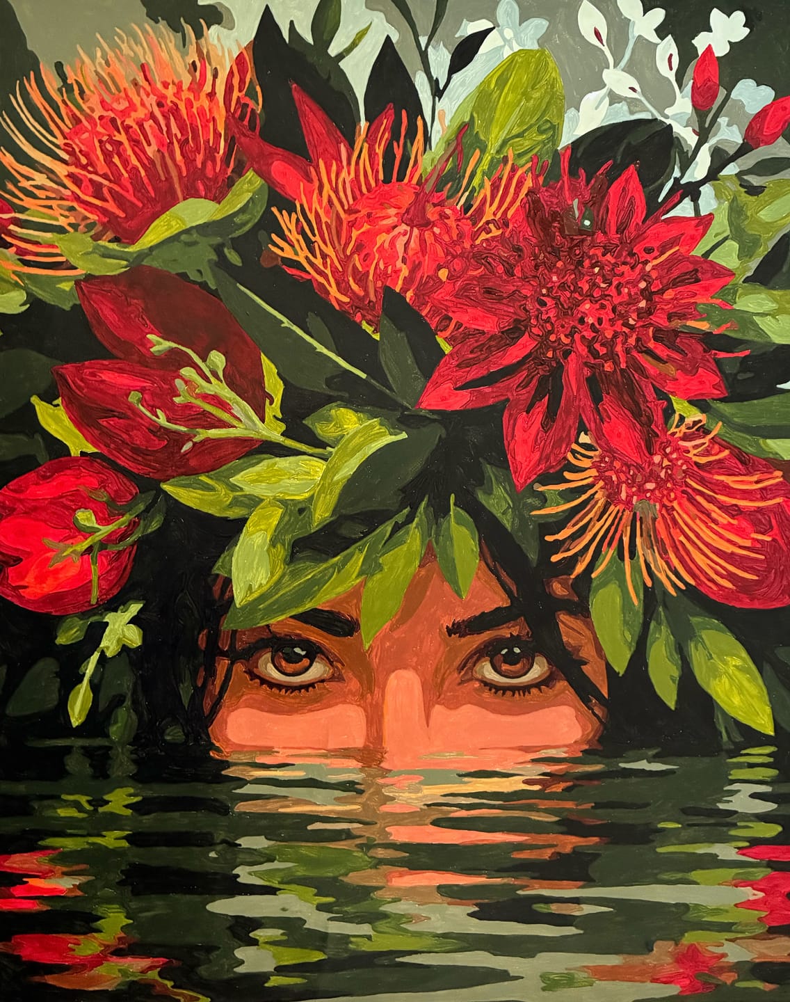 Customer photo review of Beneath the Tropic | Paint by Number