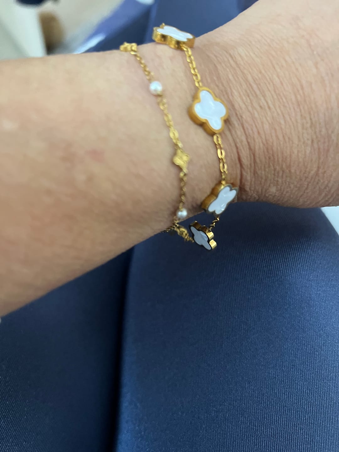 Customer photo review of Camila Petal Bracelet