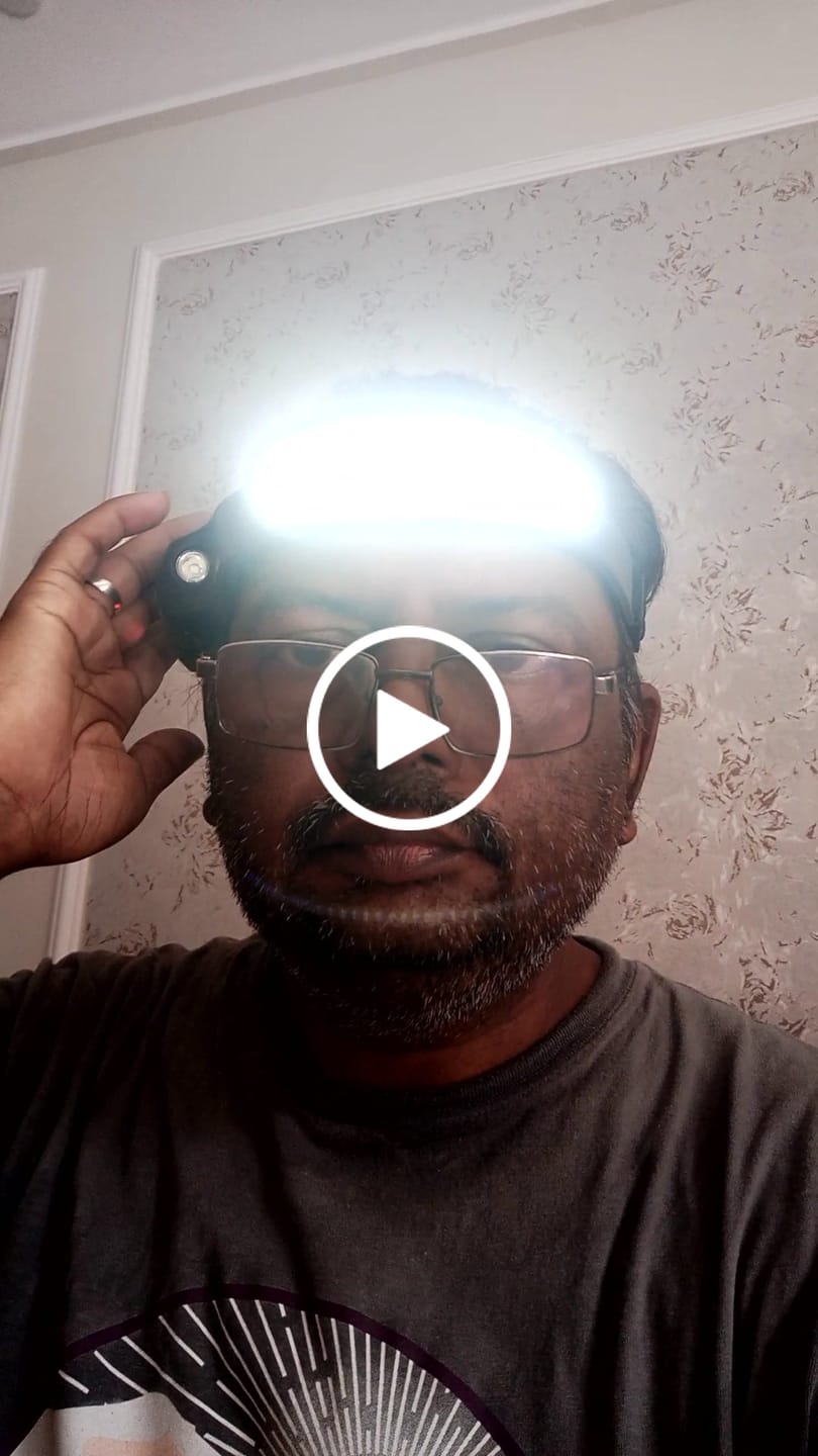 Customer video review of Lot Imported Flexible 1 Strip Headlamp
