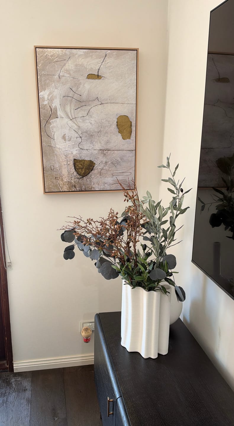 Customer photo review of Perpetual I by Dan Hobday PT | Framed Canvas Wall Art