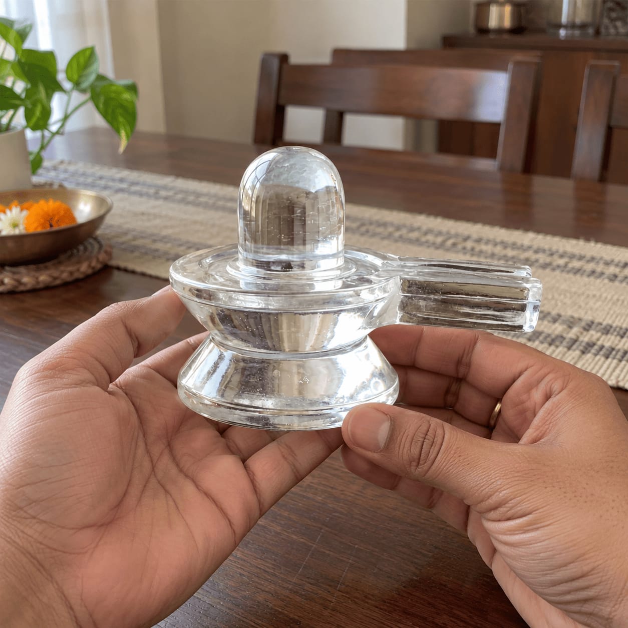 Customer photo review of Sphatik (Crystal) Shivling