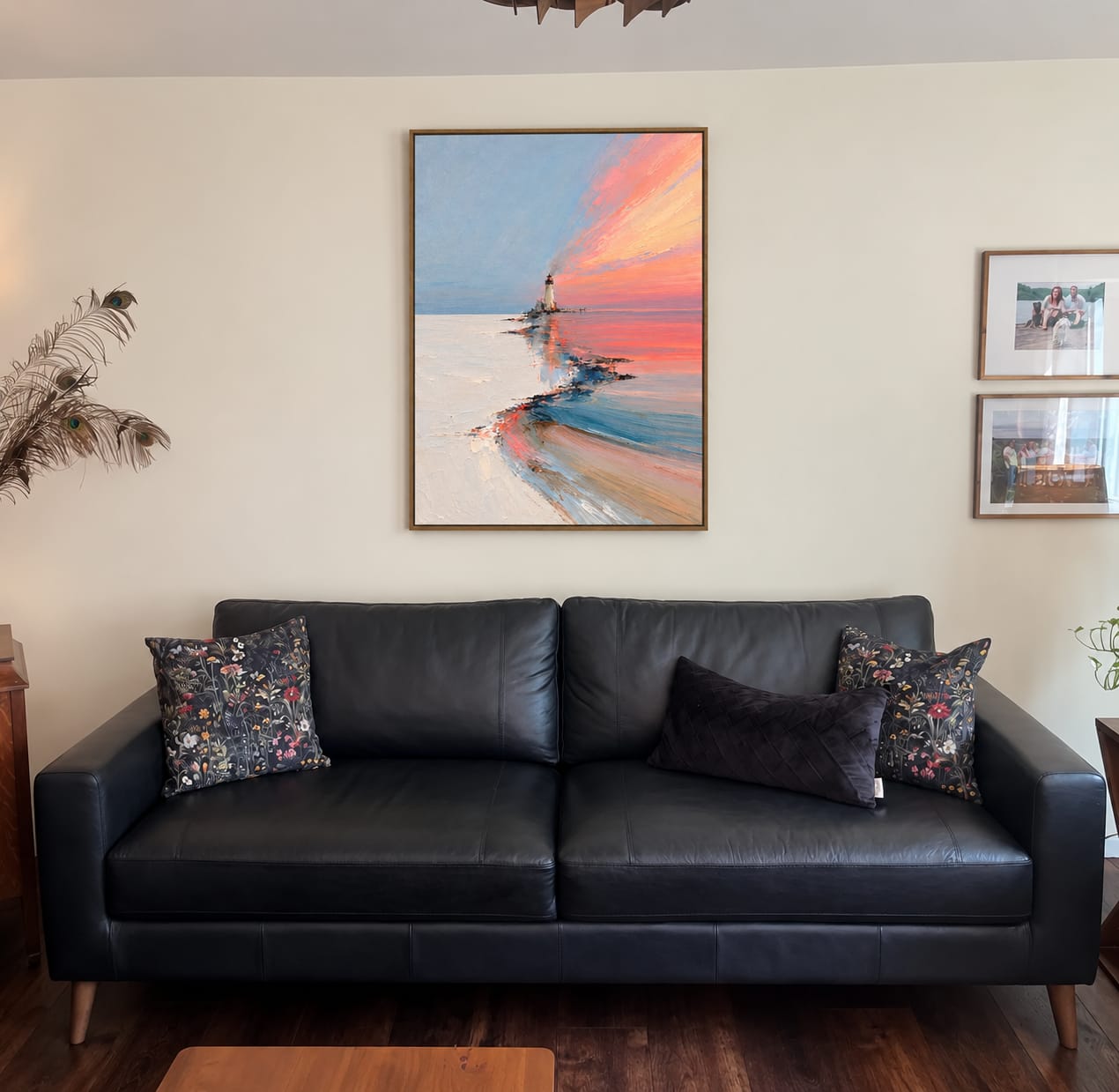 Customer photo review of Coral Beacon Wall Art