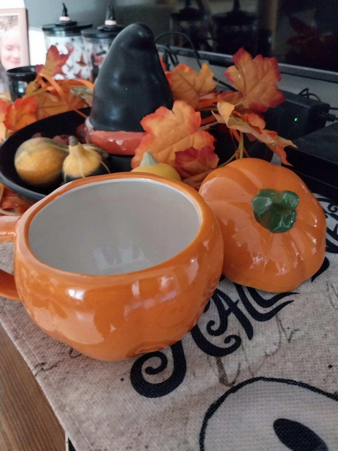 Customer photo review of Kürbis-Tasse mit Deckel – 440 ml