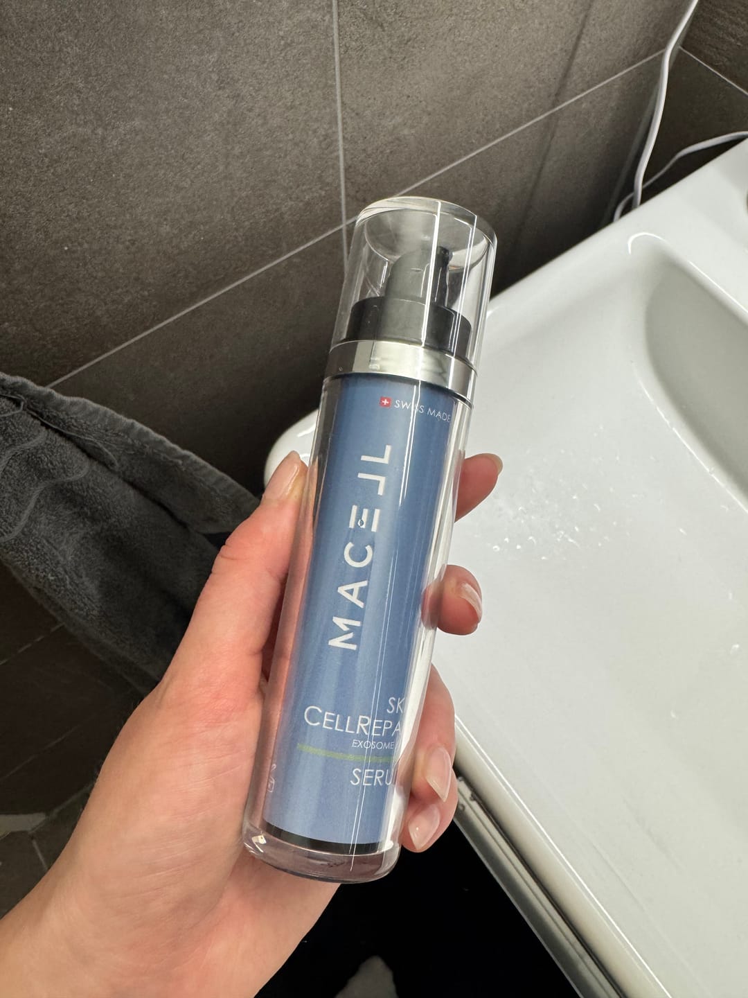 Customer photo review of MACELL Skin CellRepair Serum 50ml