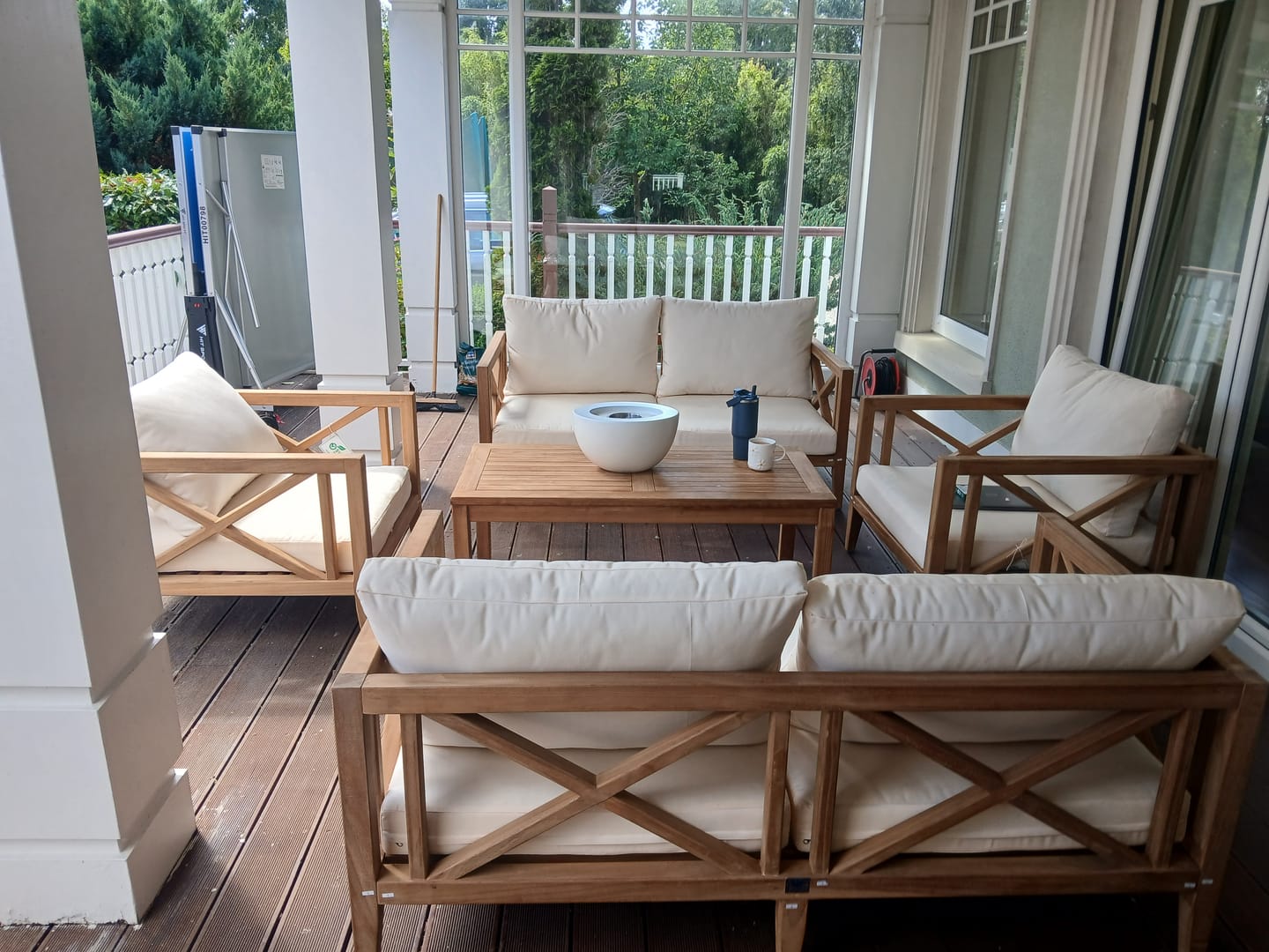 Customer photo review of Amalfi Teak Sofa Set
