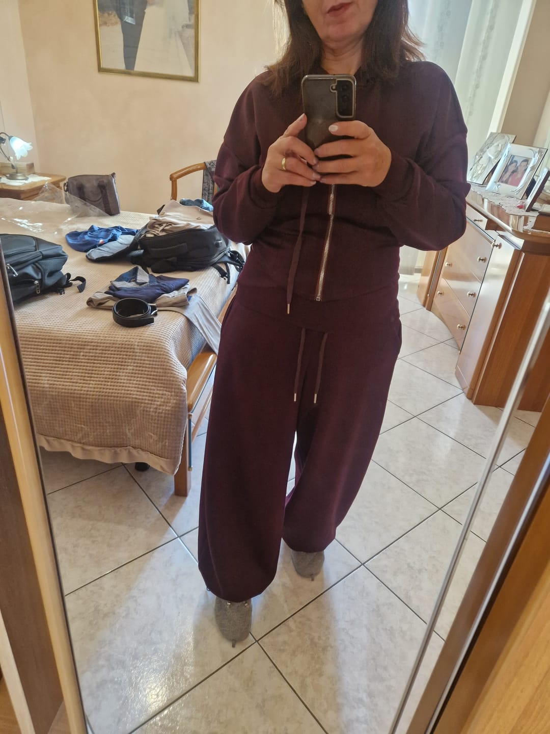 Customer photo review of Pantalone Tuta Essence (3 colori)