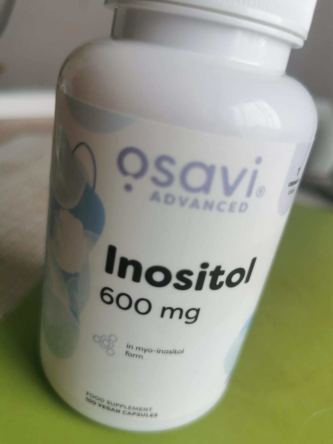 Customer photo review of Inozitols 600 mg (100 kapsulas)