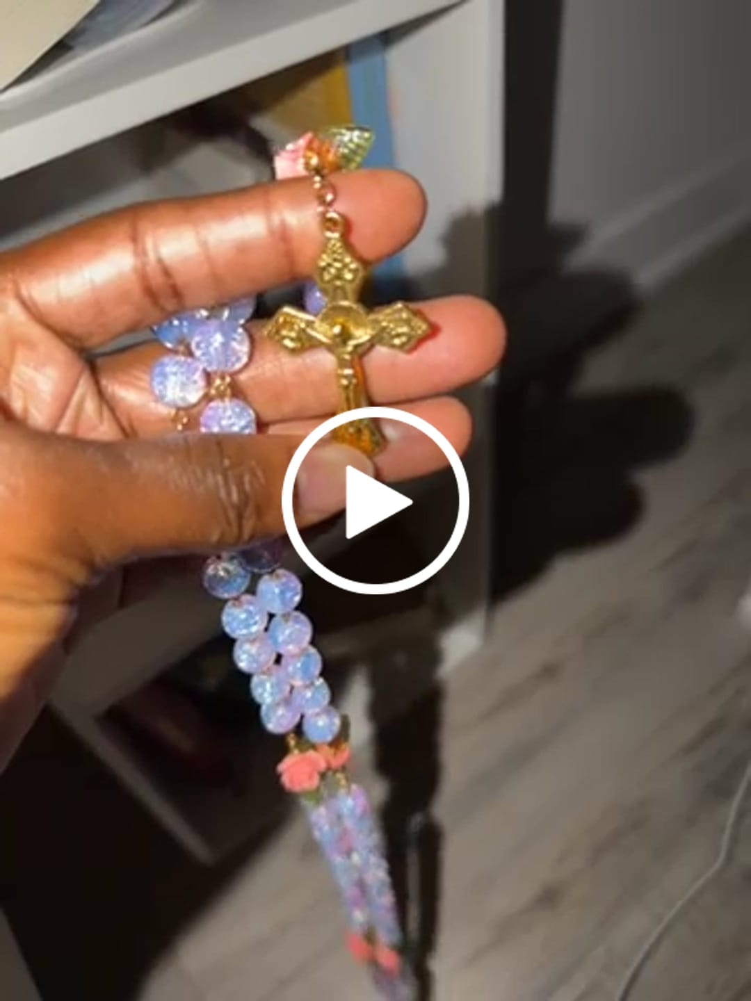 Customer video review of FREE Today: Virgin Mary with Rose-Accented Rosary: Timeless Faith & Floral Faith Symbol